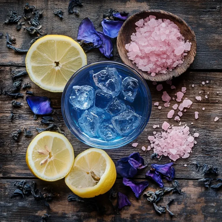 closeup of what are the ingredients in Brazilian Mounjaro with ice, salt, and lemon