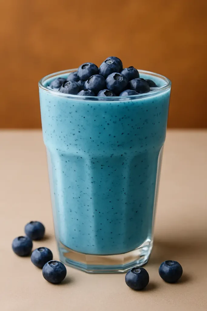 Salt Trick for Men in Bed Recipe with blueberries in glass
