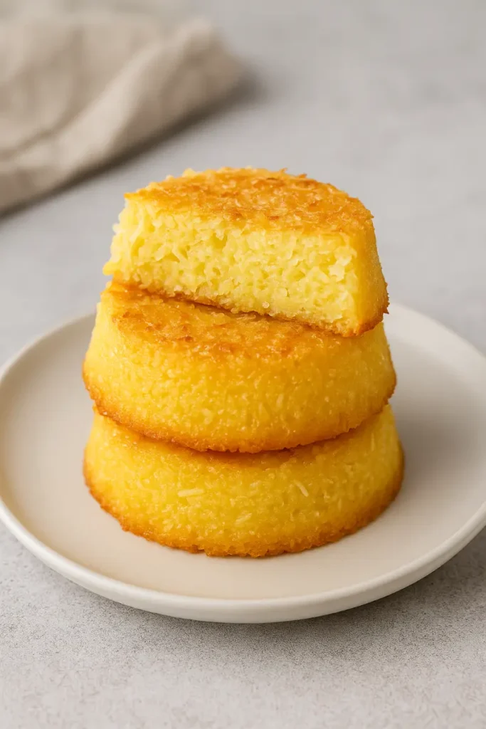 Brazilian Manjaro ingredients baked into golden rounds