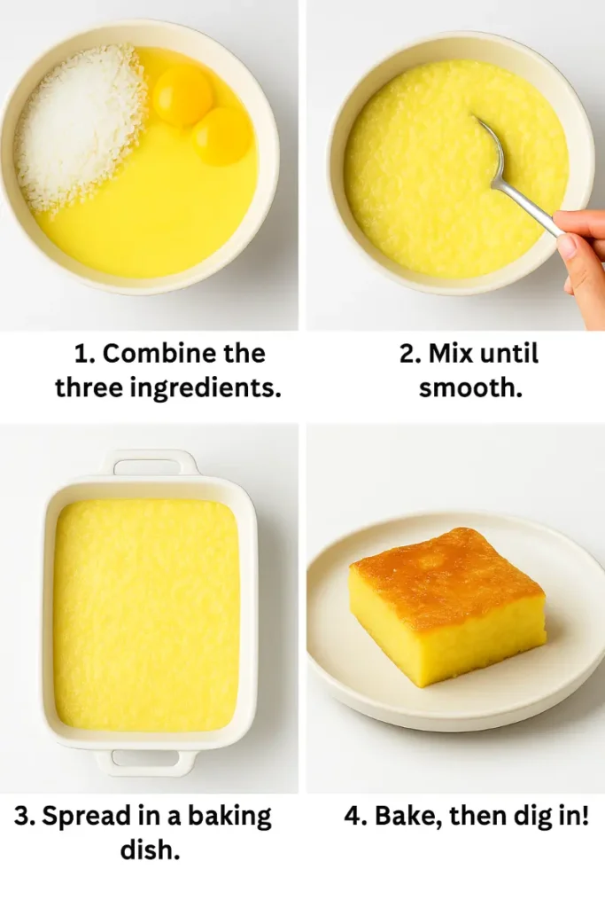 Brazilian Manjaro ingredients step-by-step recipe card