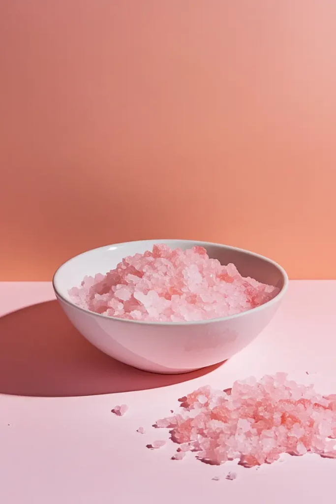 pink Himalayan salt used in pink salt trick recipe for weight loss