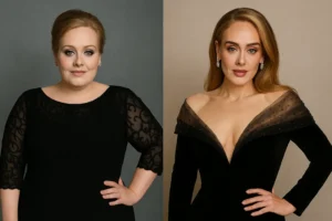 Adele pink salt trick recipe before and after style illustration