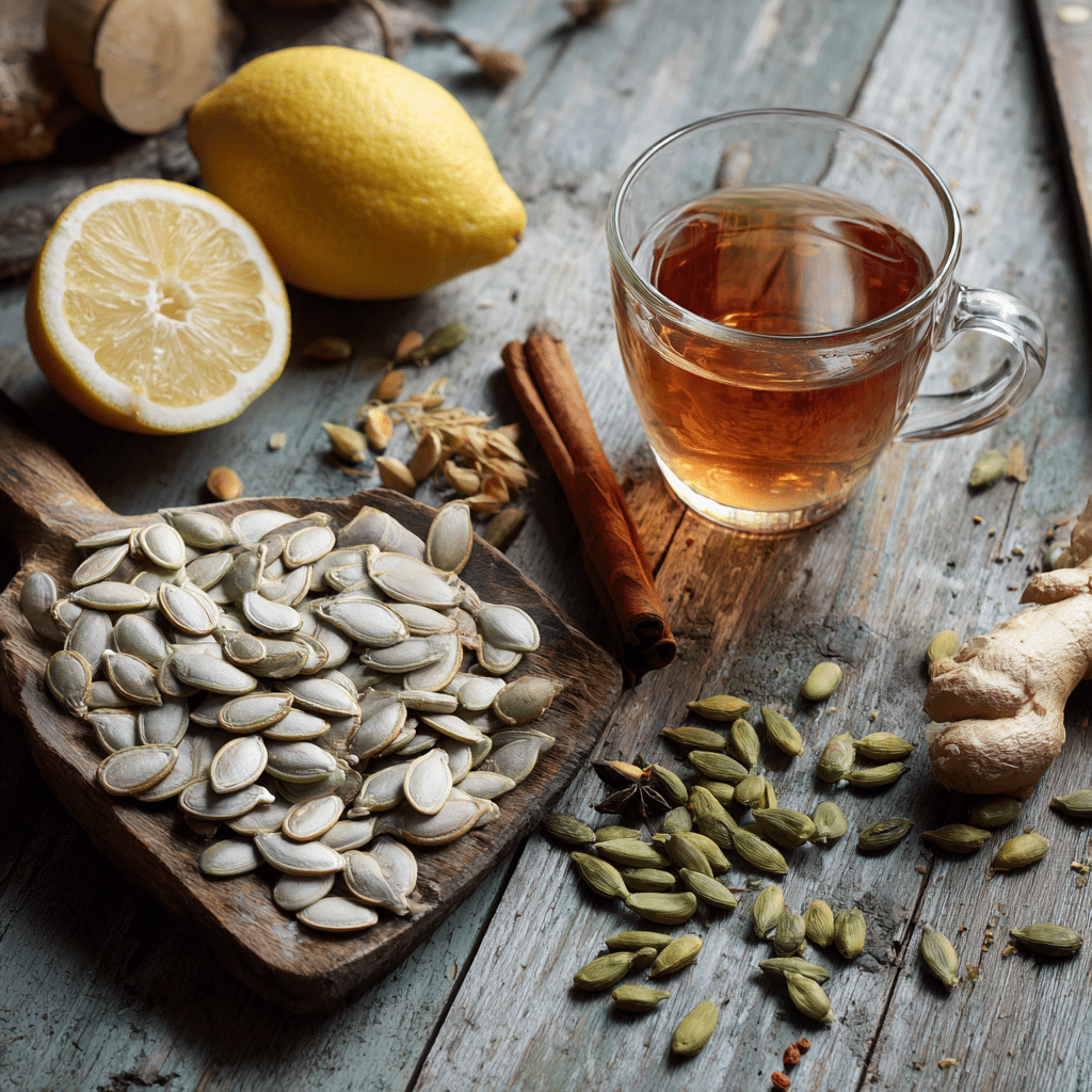 Ingredients for pumpkin seed ritual for weight loss