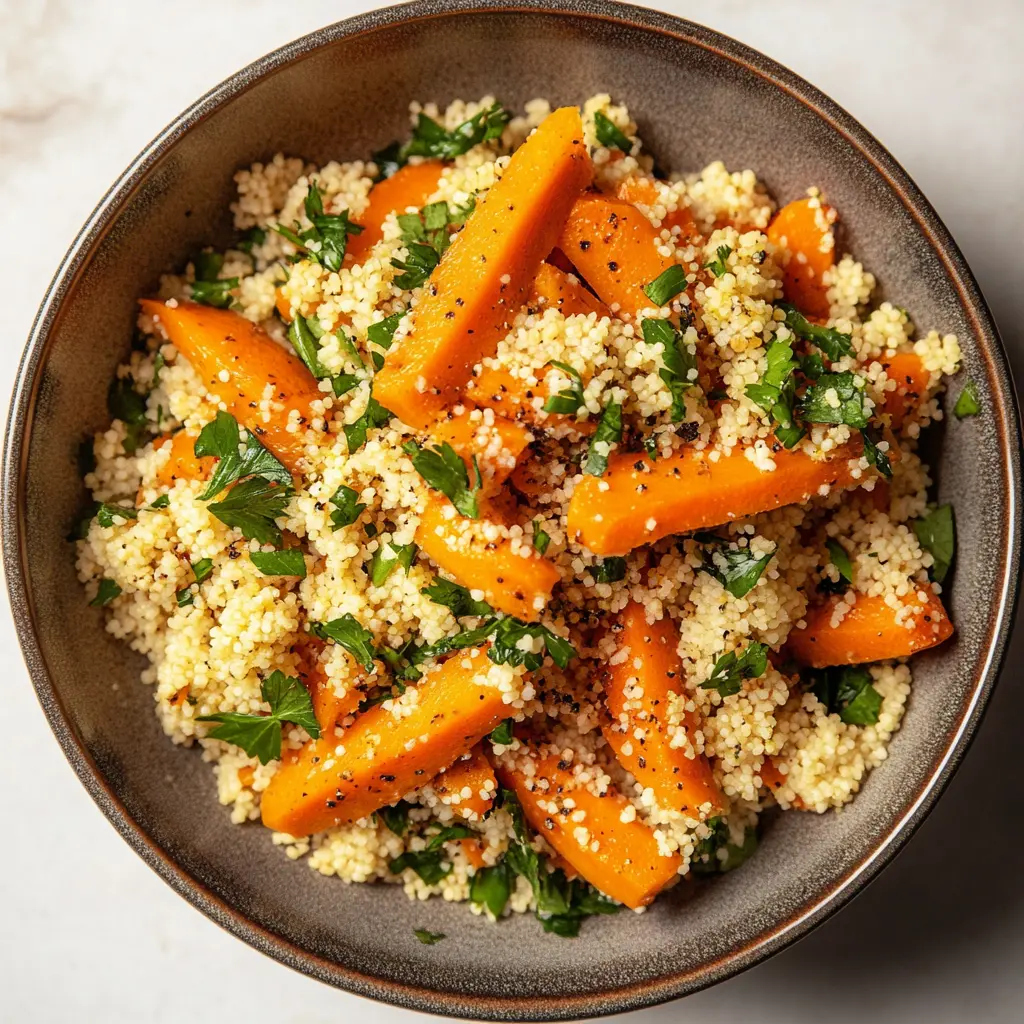 hello fresh carrot recipes couscous bowl with parsley