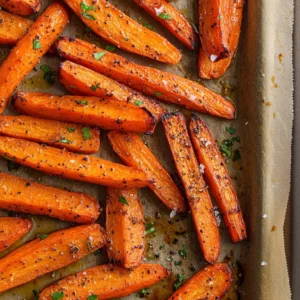 hello fresh carrot recipes roasted carrots on parchment paper
