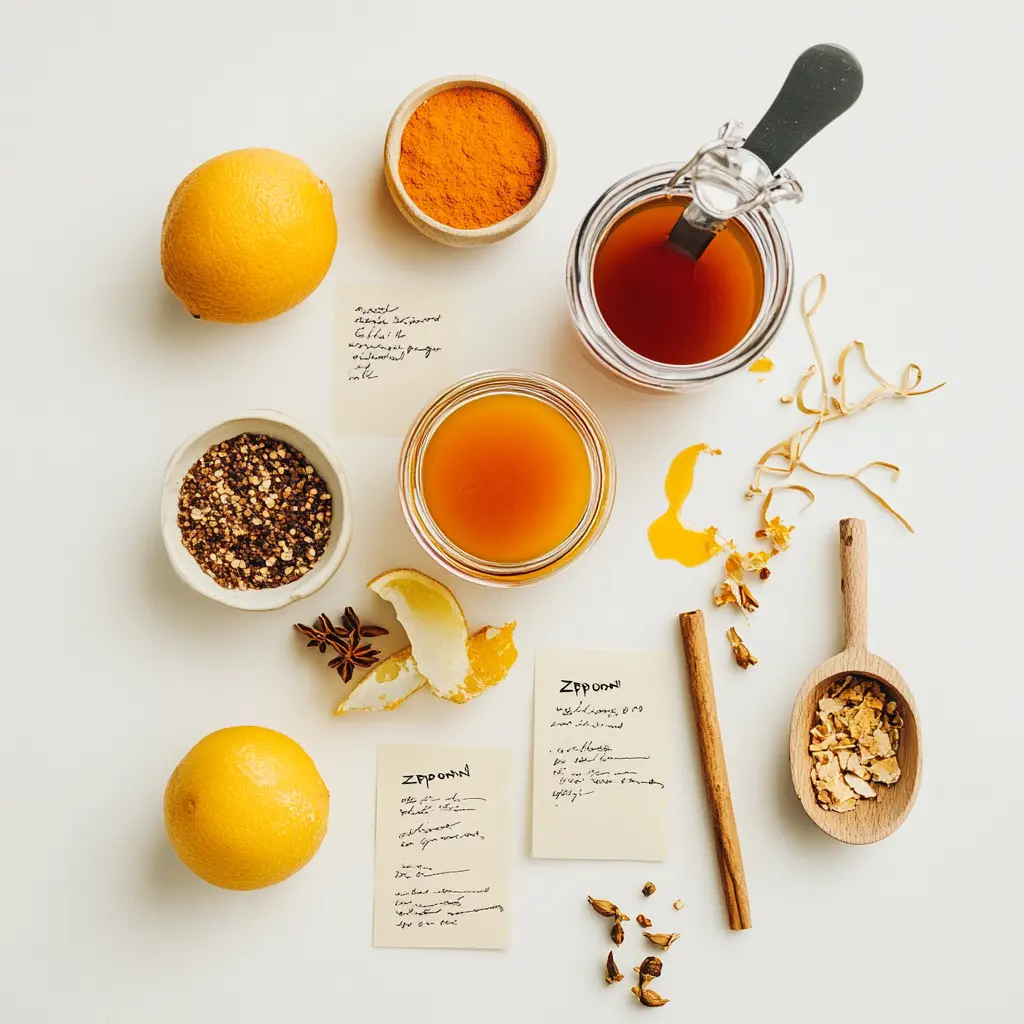 Natural Zepbound Recipe Card with Steps and Ingredients