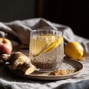 Chia-filled Natural Zepbound Recipe for Weight Loss in clear glass