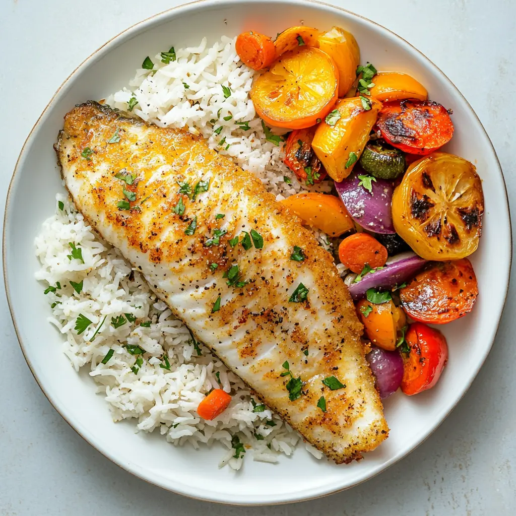 Hello Fresh Tilapia Recipes with Rice and Vegetables