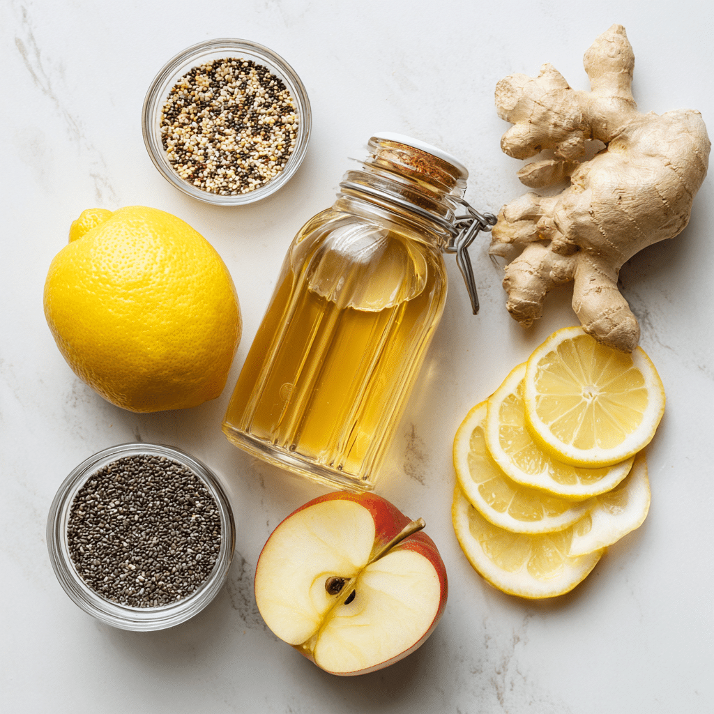Ingredients for Natural Zepbound Recipe for Weight Loss
