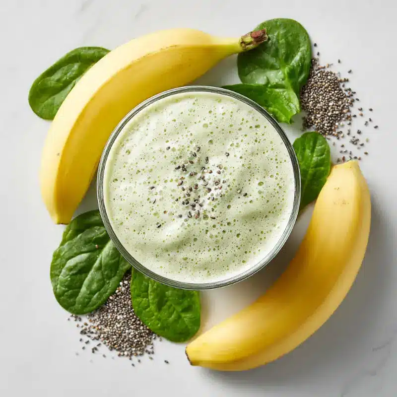 Banana smoothie recipe for weight loss with cinnamon and oats