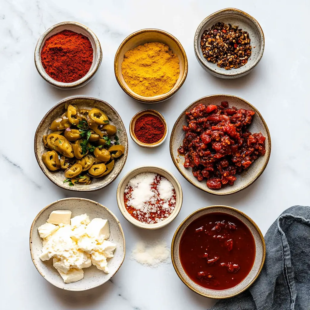 hello fresh tex mex paste recipe ingredients in bowls
