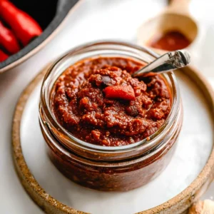 hello fresh tex mex paste recipe in jar with spoon