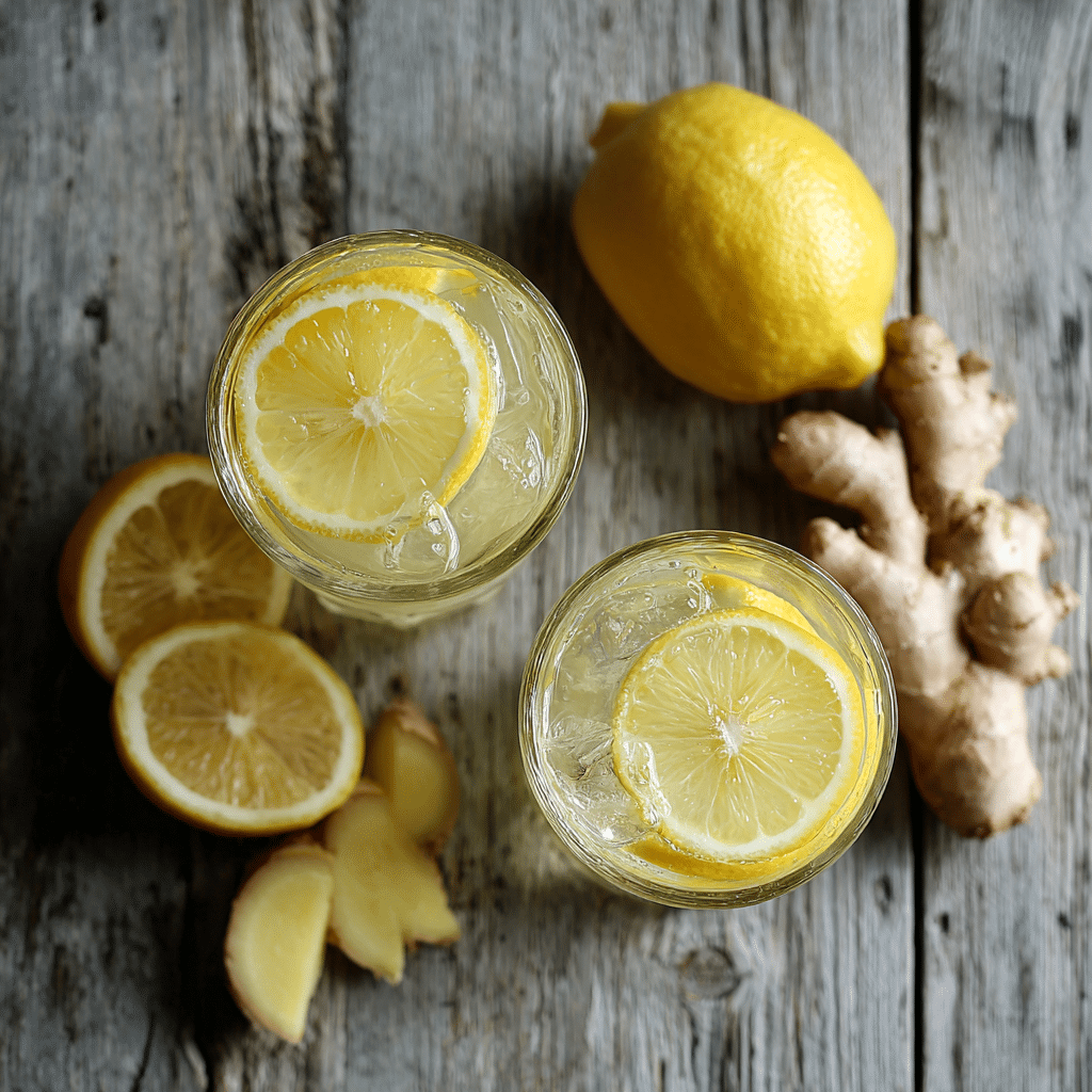 Ginger lemon shots benefits for weight loss with raw ingredients